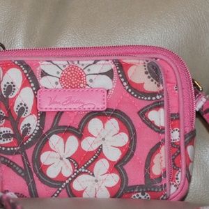 Vera Bradley Pink Blush Wristlet/Crossbody